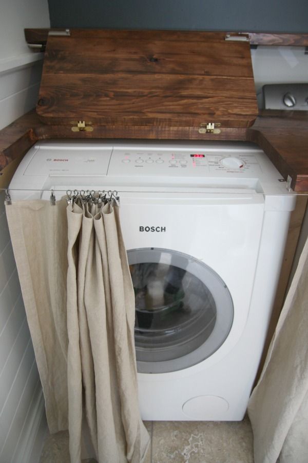 Picture Of creative ways to hide a washing machine in your home 4