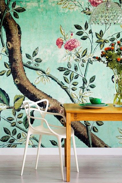 Decorating With Botanical Wallpaper: 31 Beautiful Ideas - DigsDigs