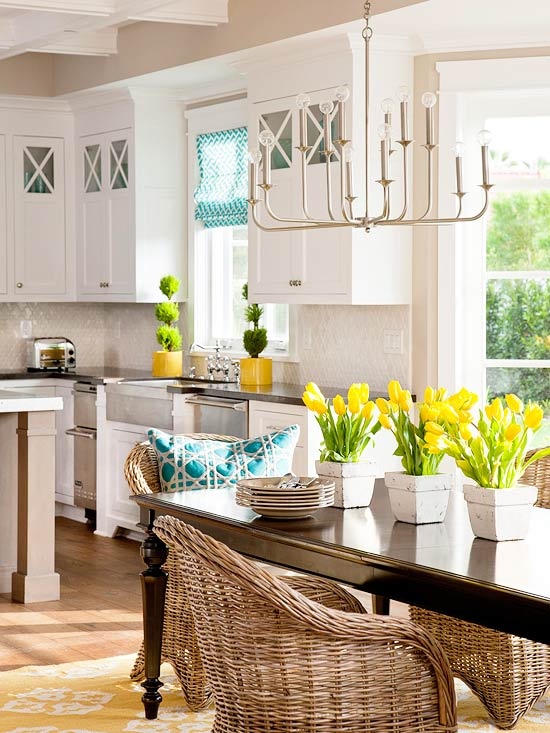 30 Dining Room Decor Ideas Inspired By Spring Itself | DigsDigs