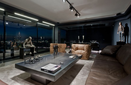 Dramatic And Luxurious Apartment In Dark Colors Dramatic And Luxurious Apartment In Dark Colors