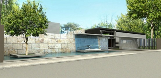 Dramatic House Complex In Minimalist Style