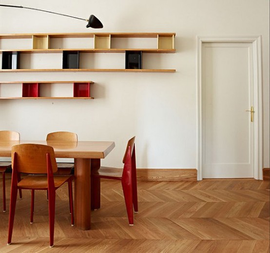 Dramatic Mid Century Modern Apartment In Barcelona