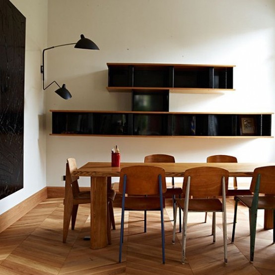 Dramatic Mid Century Modern Apartment In Barcelona