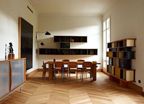 Dramatic Mid Century Modern Apartment In Barcelona