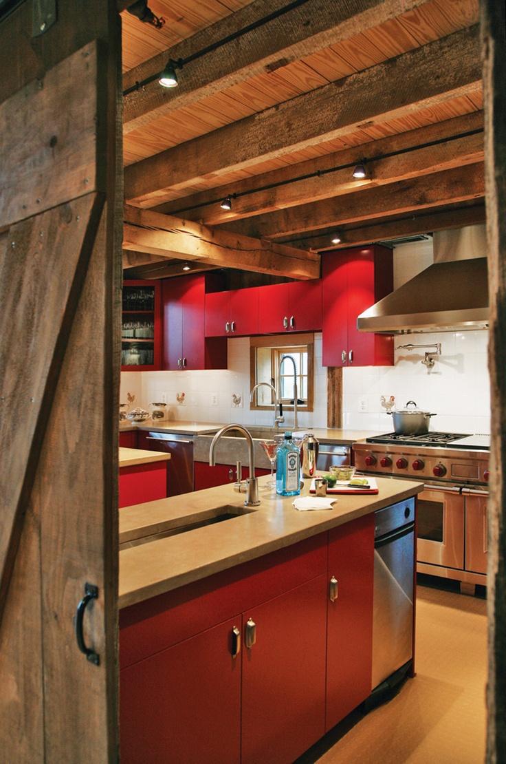 39 Dream Barn Kitchen Designs   DigsDigs