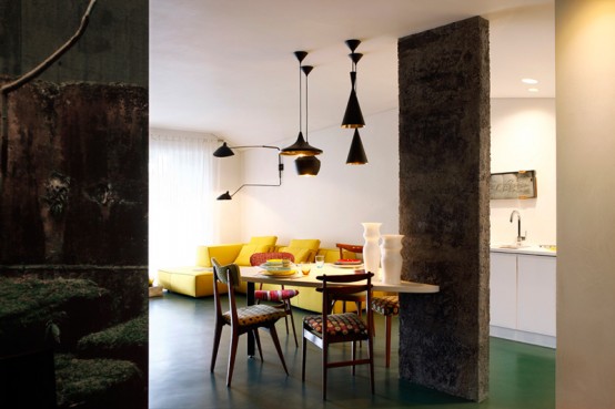 Eclectic Apartment Design Inspired By Jungles
