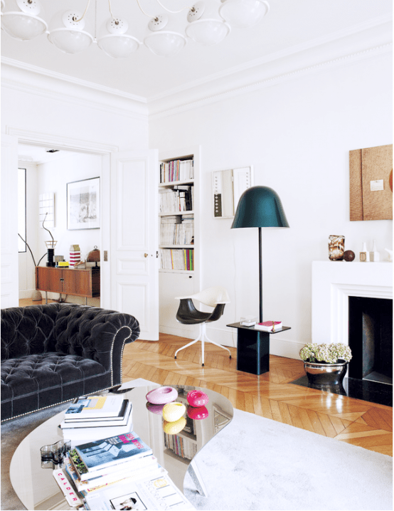 Eclectic But Balanced Paris Apartment Full Of Life