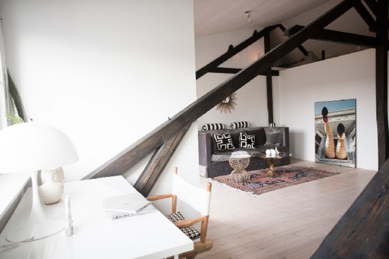Eclectic Loft With A Scandinavian Loft In Norway Eclectic Loft With A Scandinavian Loft In Norway