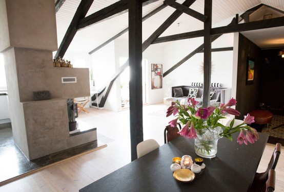 Eclectic Loft With A Scandinavian Loft In Norway Eclectic Loft With A Scandinavian Loft In Norway