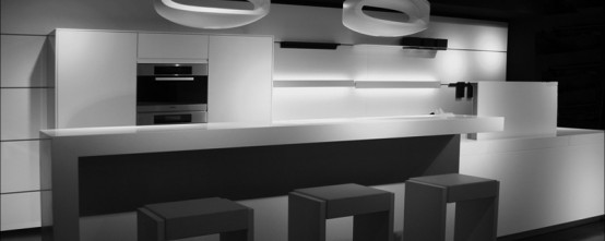 Futuristic decorating kitchen ideas by Eggersmann