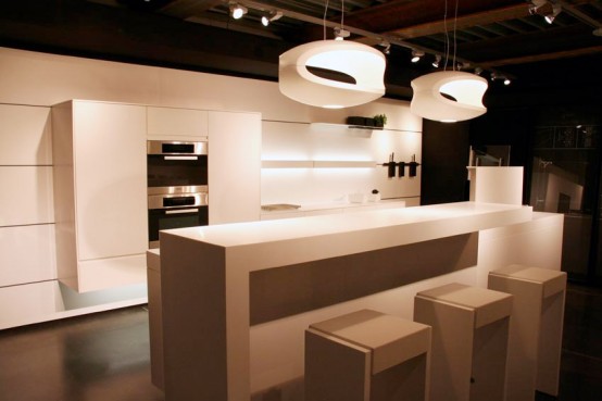 Futuristic decorating kitchen ideas by Eggersmann