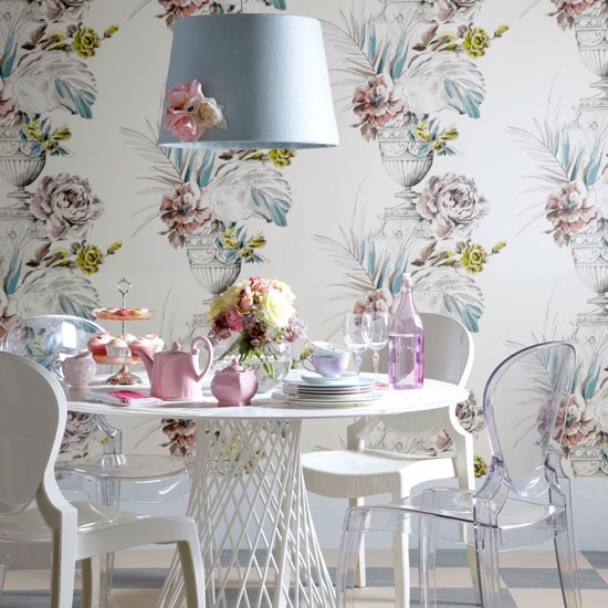 44 Elegant Feminine Dining Room Design Ideas | DigsDigs