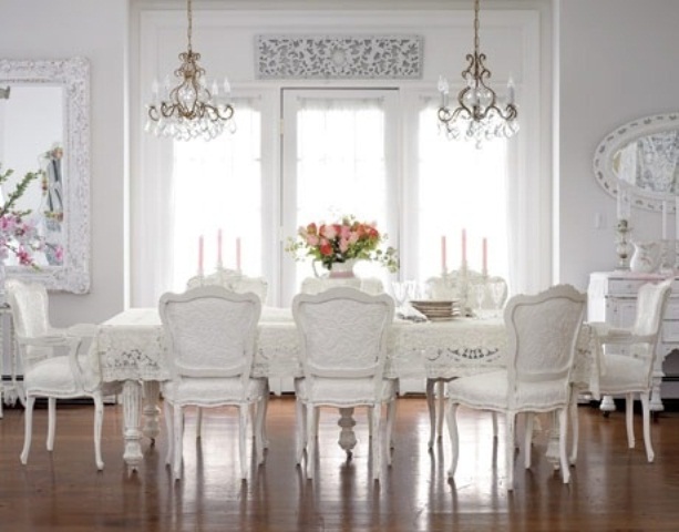 44 Elegant Feminine Dining Room Design Ideas | DigsDigs