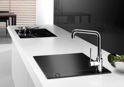 Minimalist Kitchen Sinks with Movable Cutting Board and Retractable ...