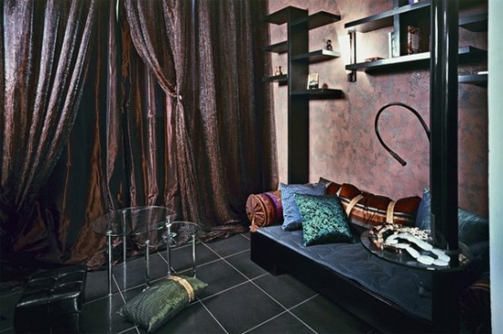 Extremly Modern Dark Aartment Extremly Modern Dark Aartment