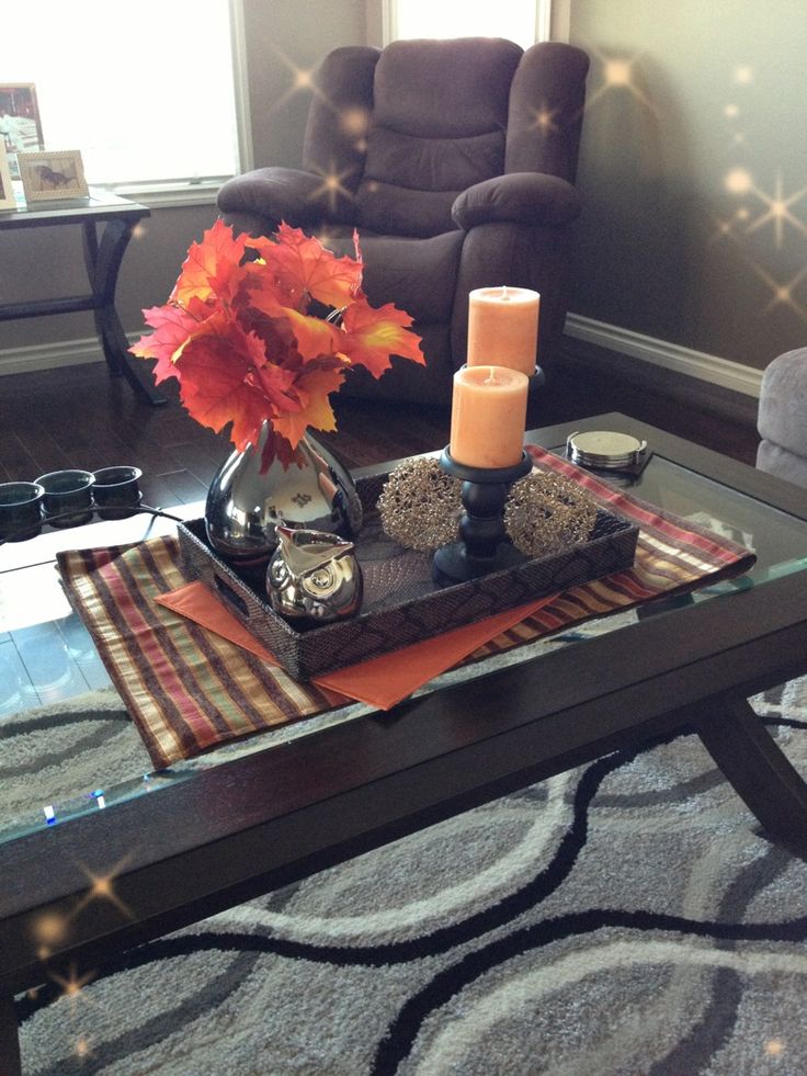 43 Fall Coffee Table Décor Ideas | DigsDigs