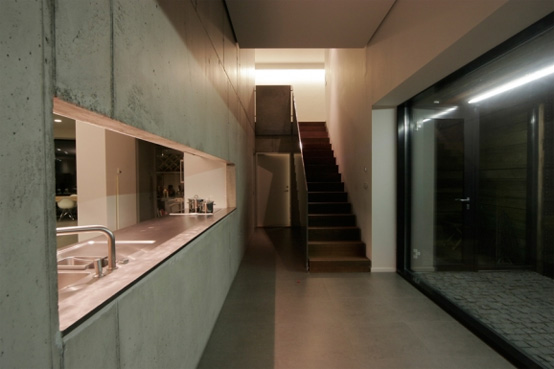 Family House Made Of Wood With Large Glazing Family House Made Of Wood With Large Glazing