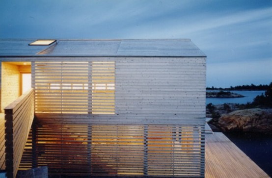 Floating Cedar House On The Side Of Lake Huron Floating Cedar House On The Side Of Lake Huron