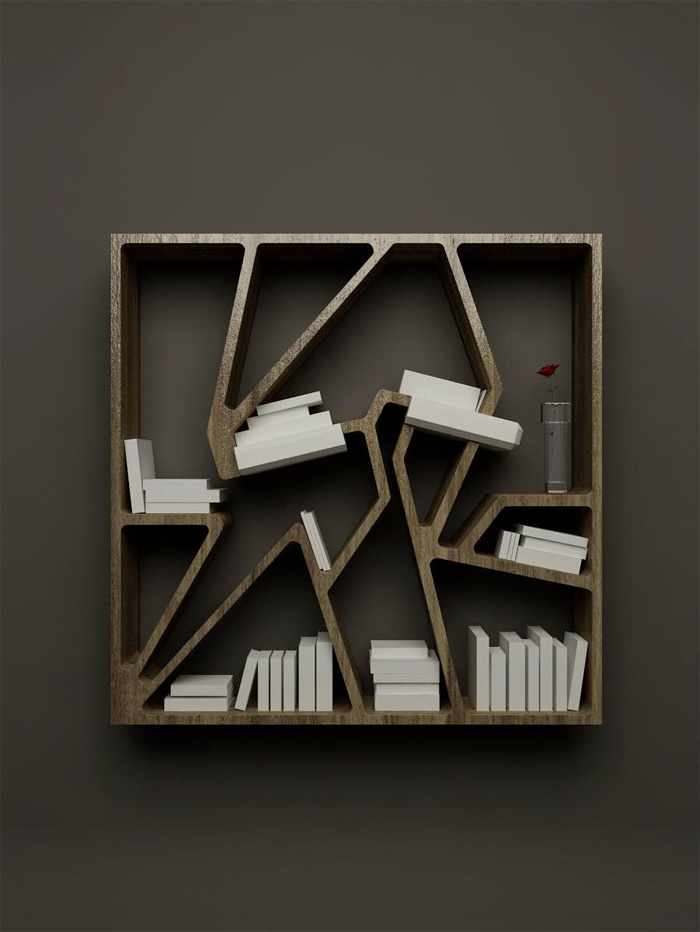 Graffititek - French Bookshelf with Lighting - DigsDigs