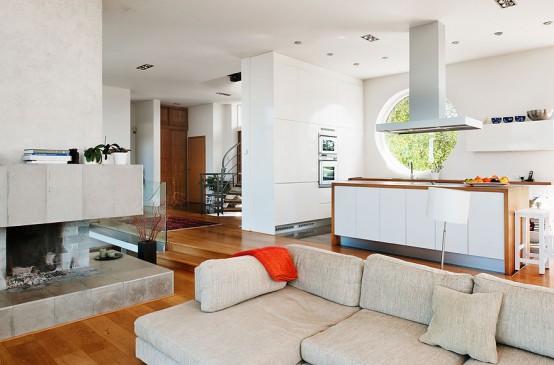 Functional Minimalist House For Large Family