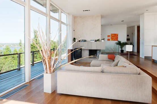 Functional Minimalist House For Large Family