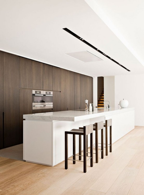 37 Functional Minimalist Kitchen Design Ideas - DigsDigs