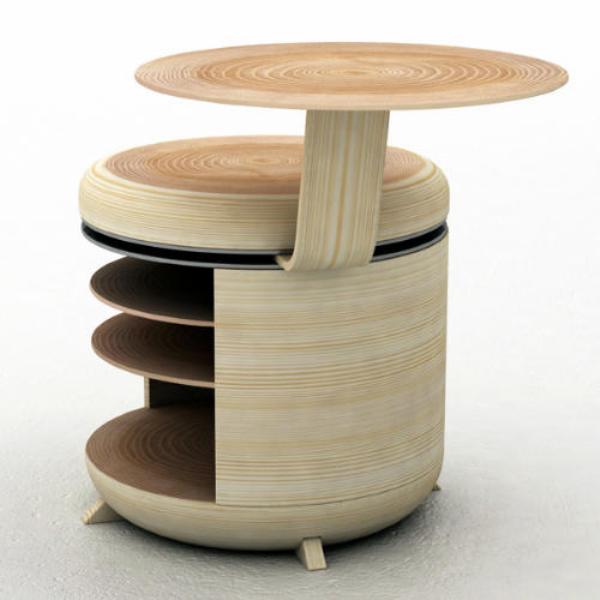 Swiveling Stool Stations - Geoffrey Graven's Tandem Furniture is a