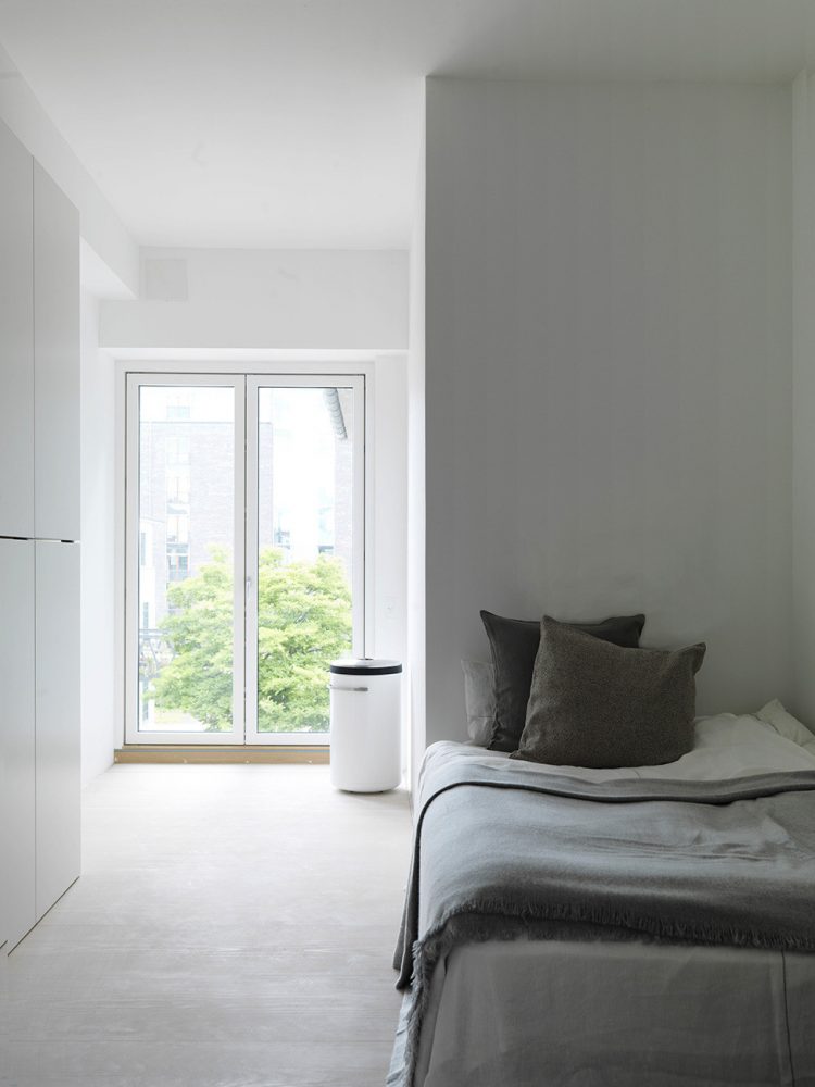 Functional Scandinavian Loft Of A Famous Architect like in many Scandinavian interiors, this bedroom is quite minimalsit