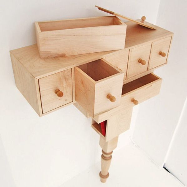 Functional Small Nightstand Of Maple Wood DigsDigs