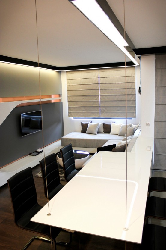 Futuristic Apartment For High Technologies Lovers