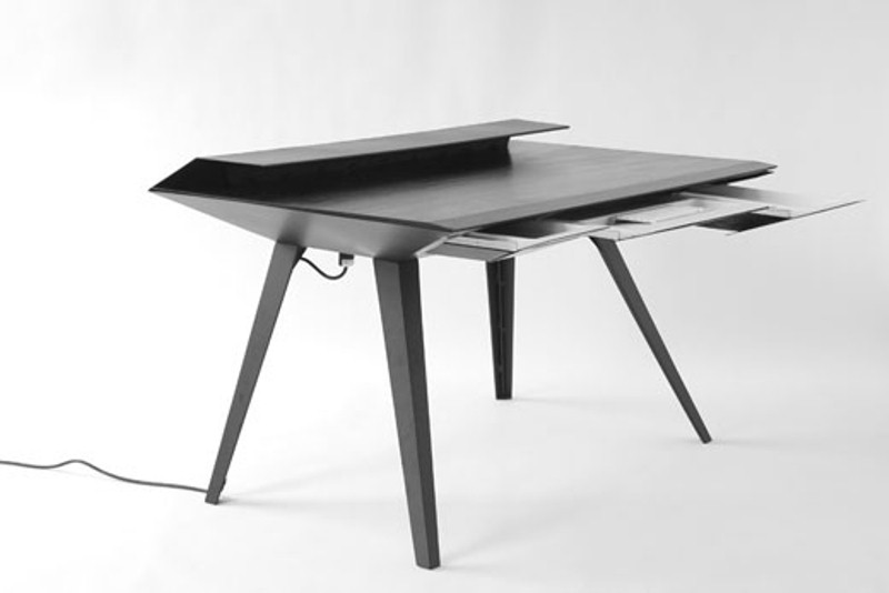 futuristic desk 117 inspired by stealth bombers digsdigs futuristic desk 117 inspired by stealth bombers digsdigs