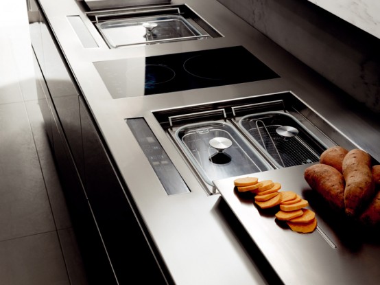 Futuristic Kitchen Design Toncelli