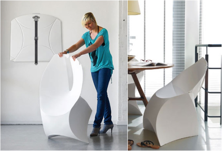 Futuristic Folding Office Chair | DigsDigs