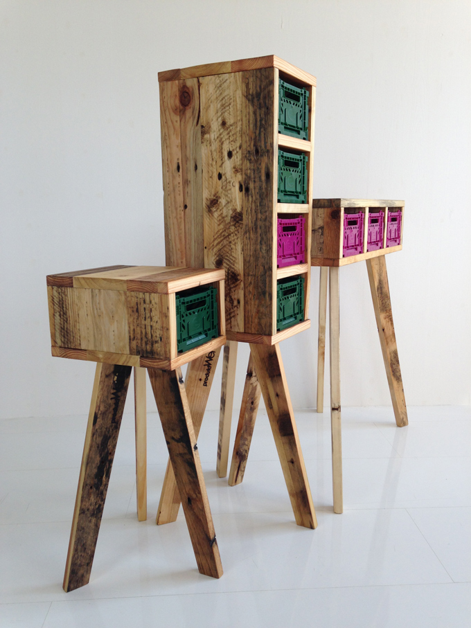 futuristic stiltboxes furniture of recycled materials futuristic stiltboxes furniture of recycled materials