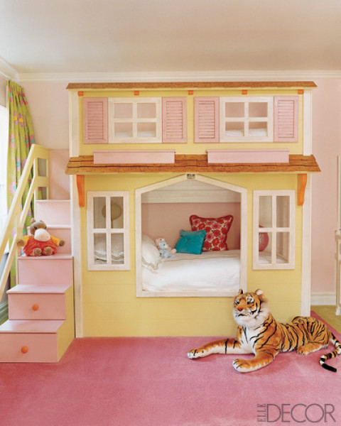 Girl Bedroom With A Cottage Bed