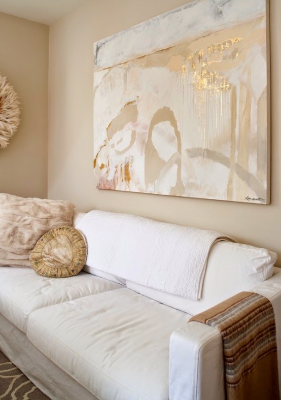 Gorgeous Eclectic Feminine Home With Gold Accents Gorgeous Eclectic Feminine Home With Gold Accents