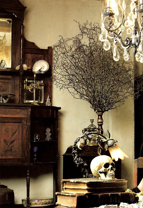 21 Gorgeous Gothic Home Office And Library Décor Ideas - DigsDigs