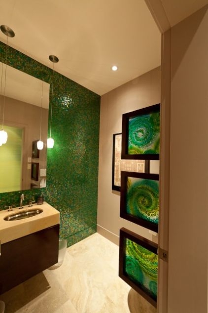 71 Cool Green Bathroom Design Ideas - DigsDigs