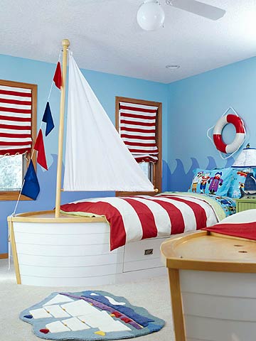 Happy Pirate Themed Boy Room