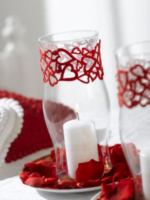 Hot Red Valentine Decor Ideas