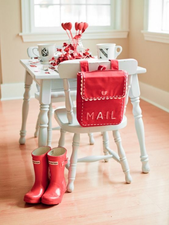 Hot Red Valentine Decor Ideas