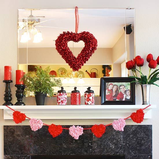 Hot Red Valentine Decor Ideas