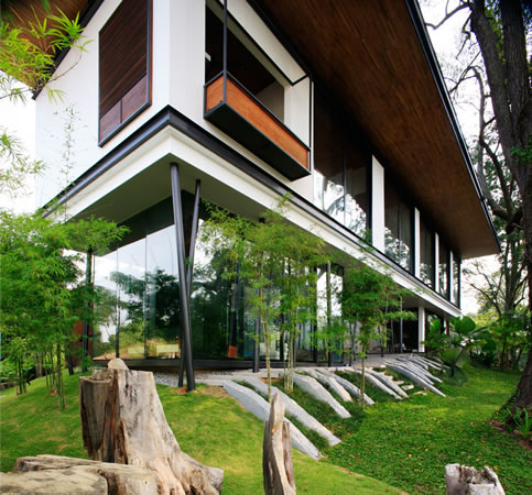 Singapore Architecture on House At Cluny Hill  Singapore