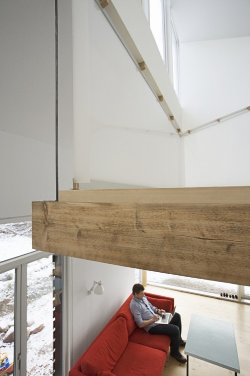 House With A Garret Above The Living Room