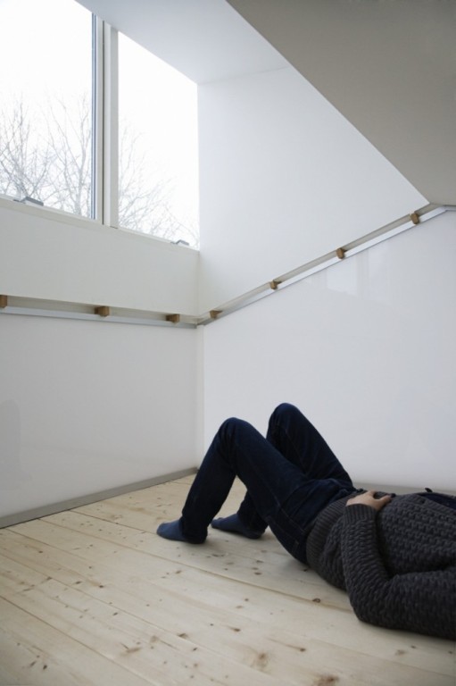 House With A Garret Above The Living Room