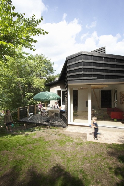 House With A Garret Above The Living Room
