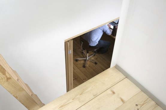 House With A Garret Above The Living Room