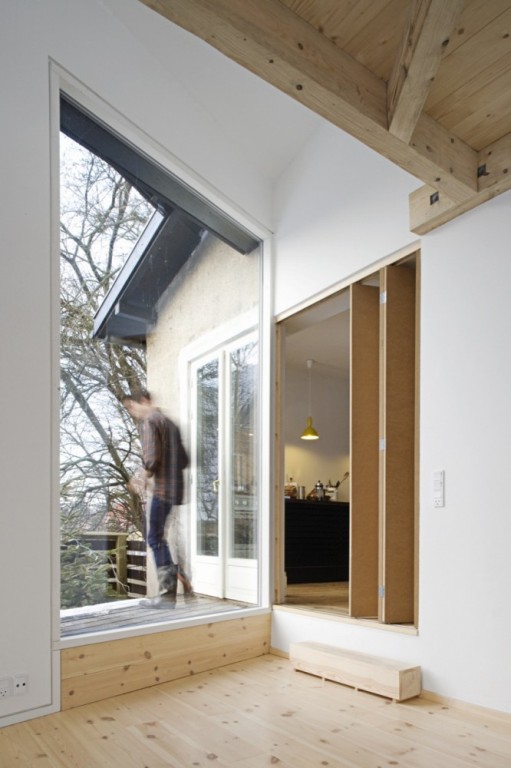 House With A Garret Above The Living Room