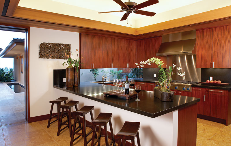 kitchen luxury tropical hualalai dream designs beach ownby kitchens homes digsdigs interior decor ambience lovely fresh decorating estate fantastic vacation