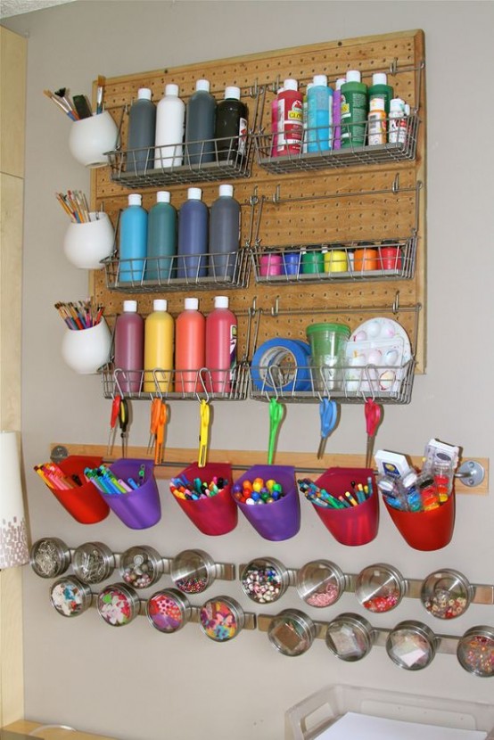 40 Ideas To Organize Your Craft Room In The Best Way ...